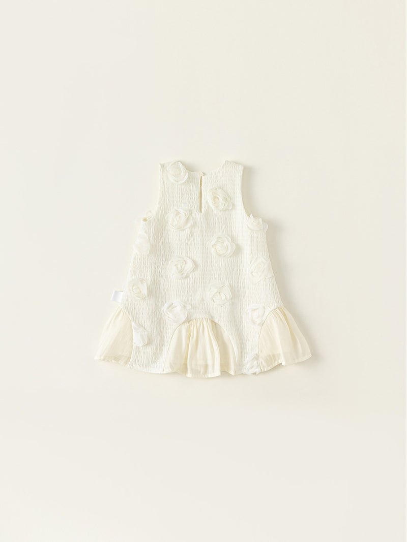 white rose one-piece