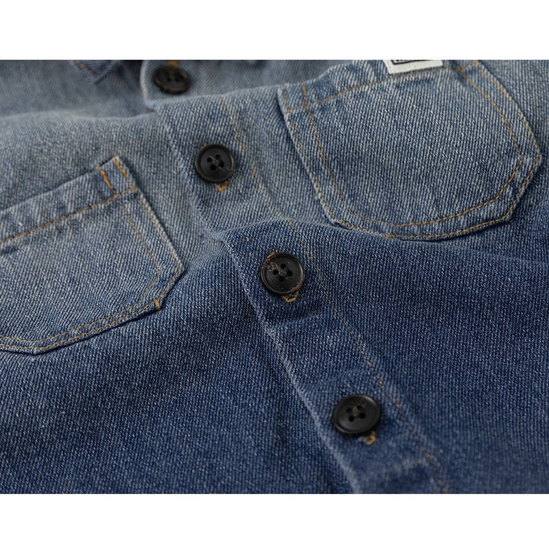 gradation denim shirt