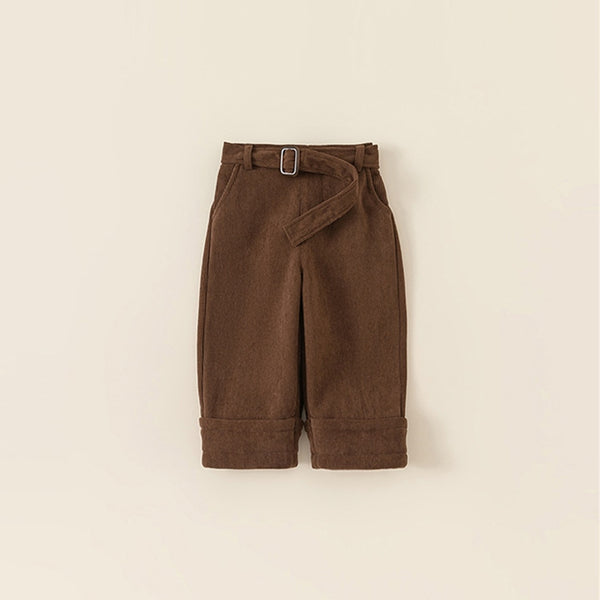 corduroy brown pants with fleece lining