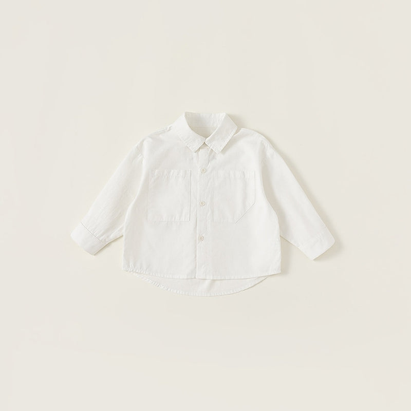 simple monotone stitch shirt