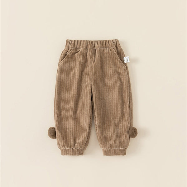 ponpon corduroy pants