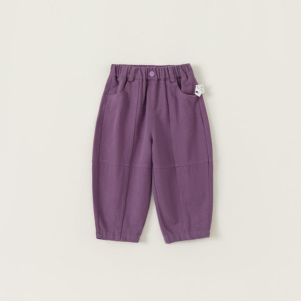 purple casual pants