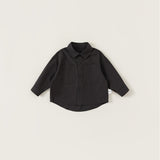 simple monotone stitch shirt