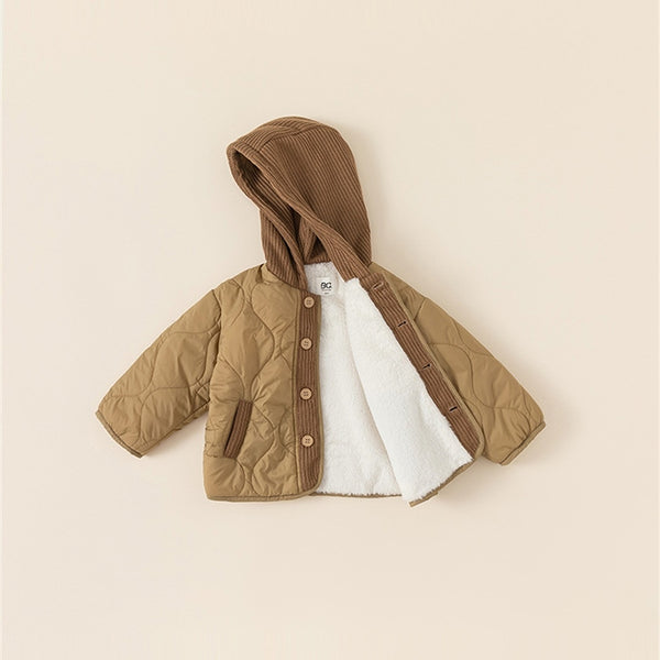 quilt hoodie jacket