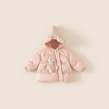 rabbit pocket down-jacket