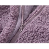 purple girly bear coat