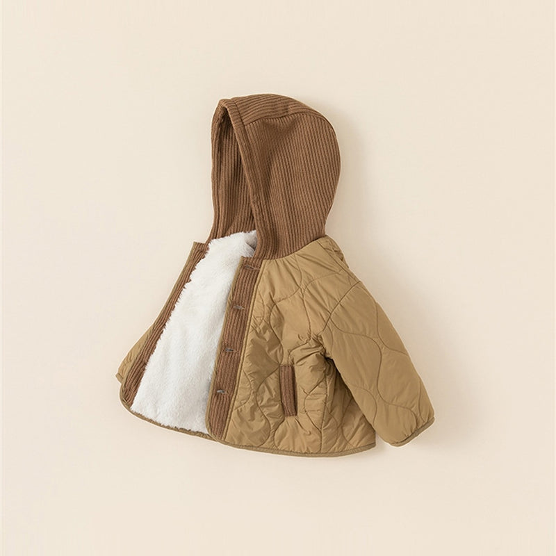 quilt hoodie jacket