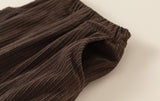 corduroy classical pants with fleece lining