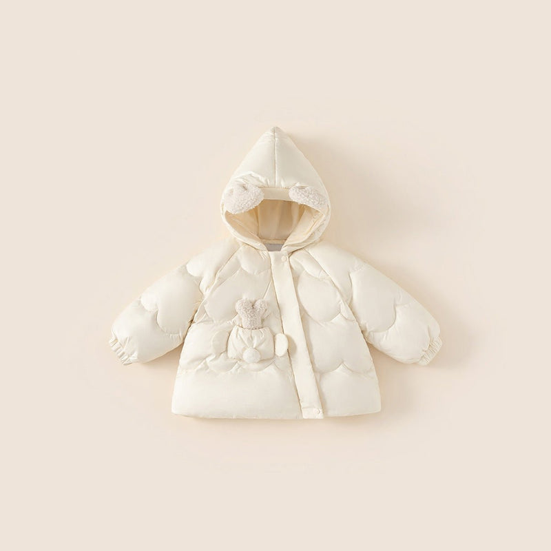 rabbit pocket down-jacket