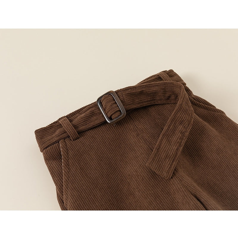 corduroy brown pants with fleece lining