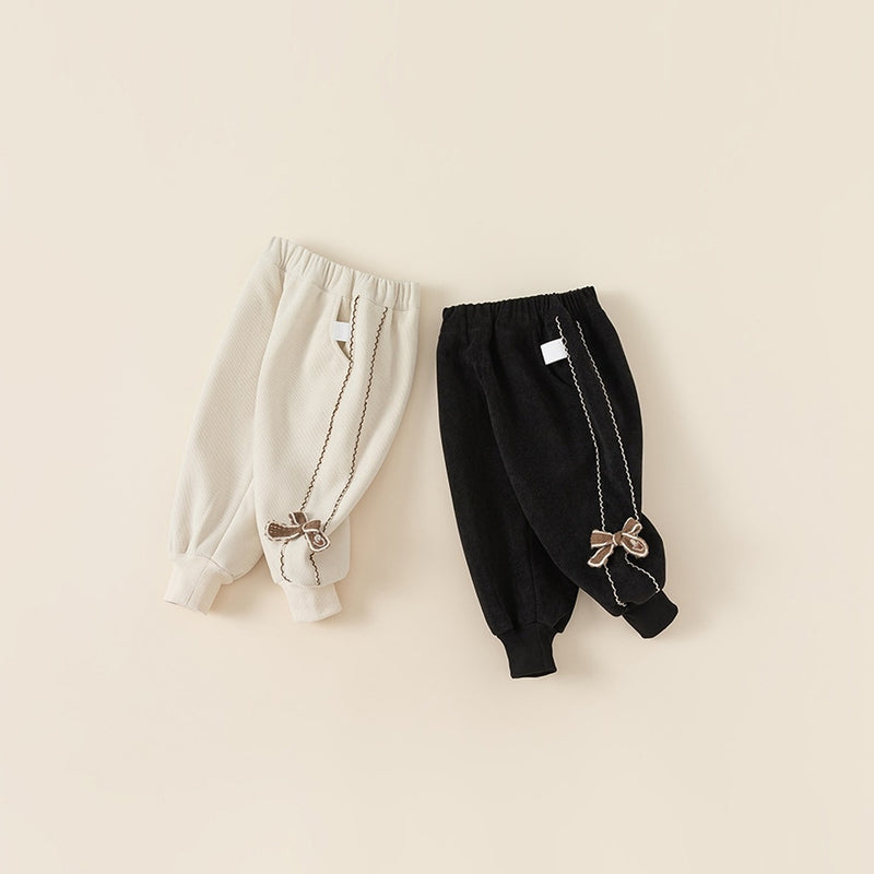 ribbon accent sarrouel pants