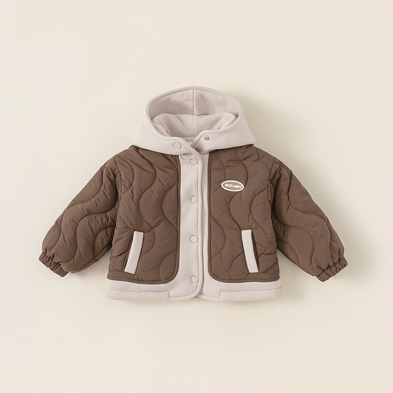 hoodie quilt down jacket