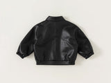 fake leather minimal jacket