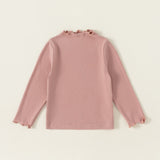 frill neck knit tops