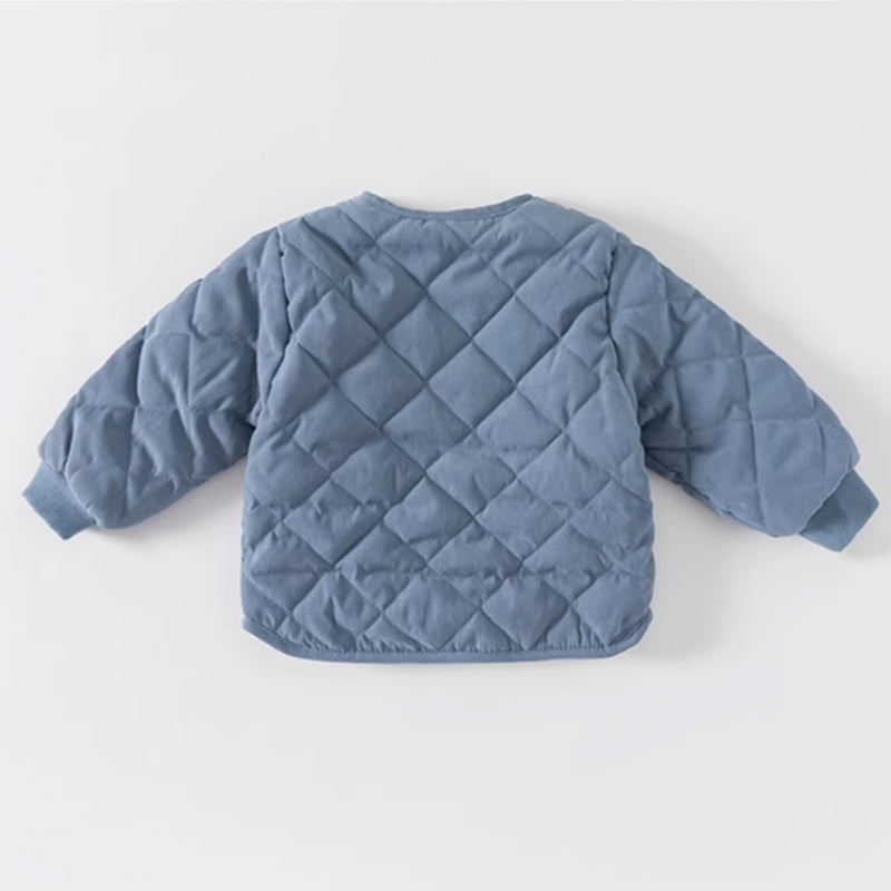 minimal quilt coat