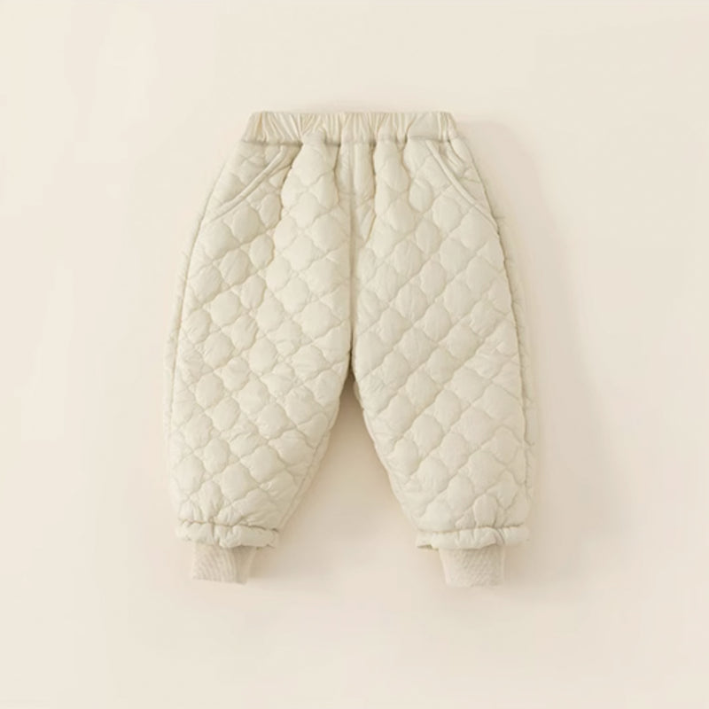 quilt pants with fleece lining