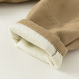 cotton pants with fleece lining