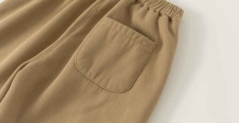 cotton pants with fleece lining