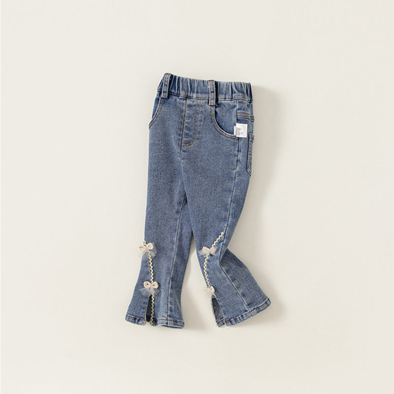 bootscut ribbon denim