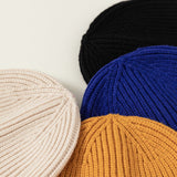 casual color knit hat