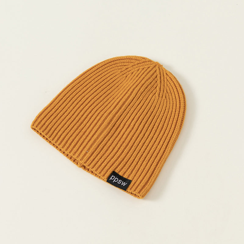 casual color knit hat