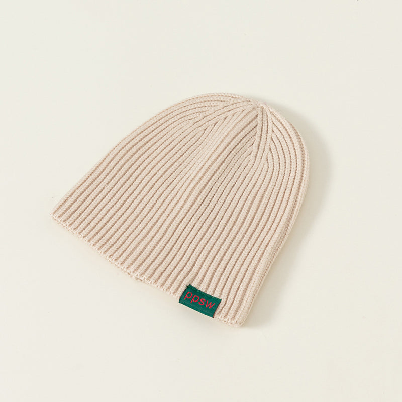 casual color knit hat