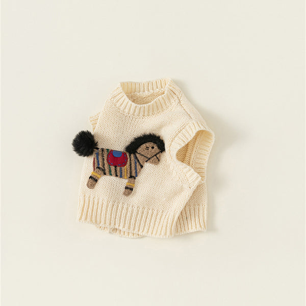 pony no sleeve knit